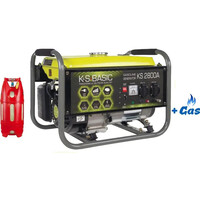 Двухтопливный генератор Konner&Sohnen Basic KS 2800A Газ-Бензин